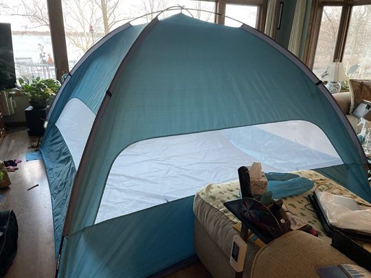 Florida 2026 – the tent and the house