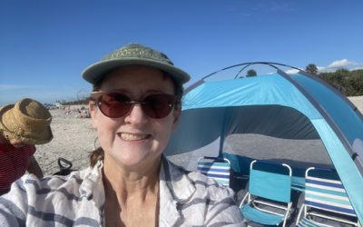 Our first day at the beach in Florida