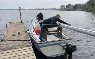 Getting Kevin’s Sailboat out of the water